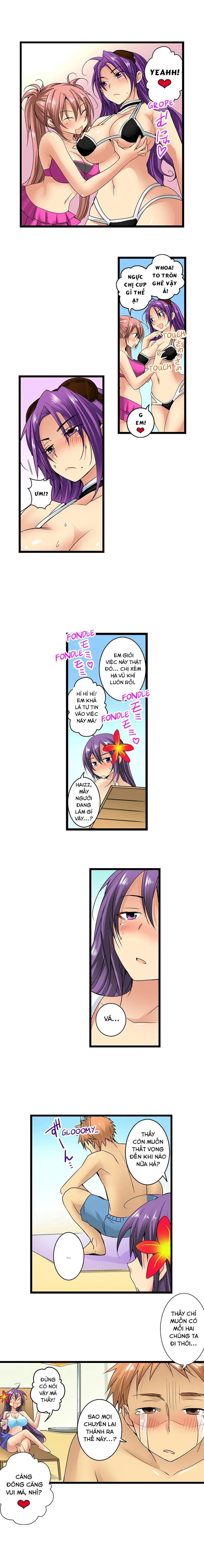 HentaiVN.net - Ảnh 6 - Lạc Vào Ngôi Trường Của Những Cô Gái Nứng Tình! [Sneaked Into A Horny Girls' School] - Chap 22: Bãi Biển Kích Tình (1)