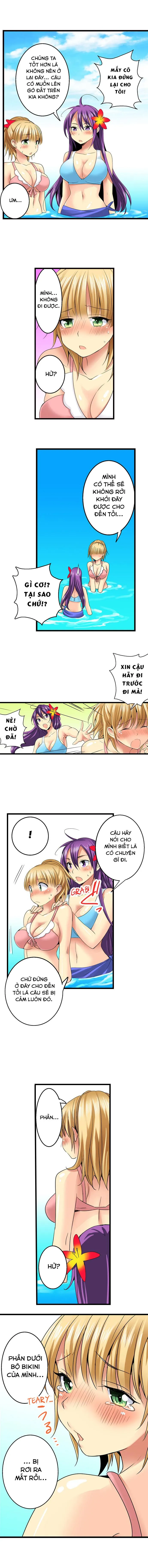 HentaiVN.net - Ảnh 4 - Lạc Vào Ngôi Trường Của Những Cô Gái Nứng Tình! [Sneaked Into A Horny Girls' School] - Chap 23: Bãi Biển Kích Tình (2)