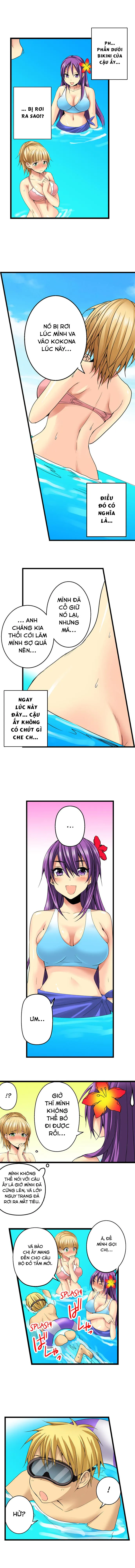 HentaiVN.net - Ảnh 5 - Lạc Vào Ngôi Trường Của Những Cô Gái Nứng Tình! [Sneaked Into A Horny Girls' School] - Chap 23: Bãi Biển Kích Tình (2)