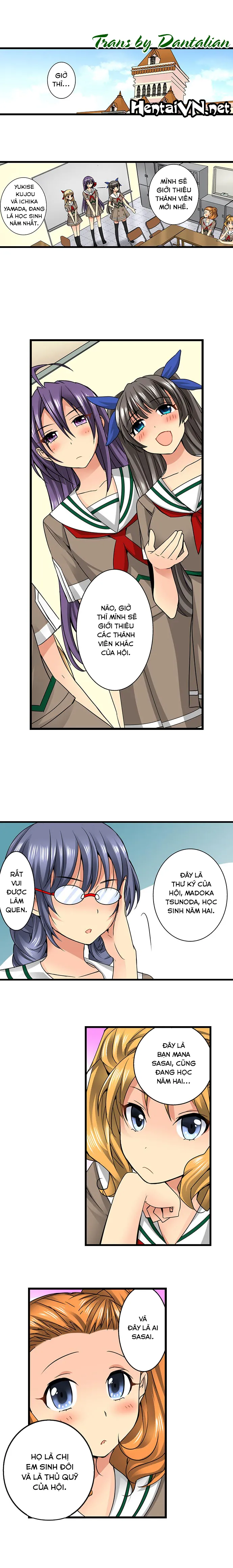 HentaiVN.net - Ảnh 3 - Lạc Vào Ngôi Trường Của Những Cô Gái Nứng Tình! [Sneaked Into A Horny Girls' School] - Chap 26: Lấy Số Đo Cơ thể Của Ichika