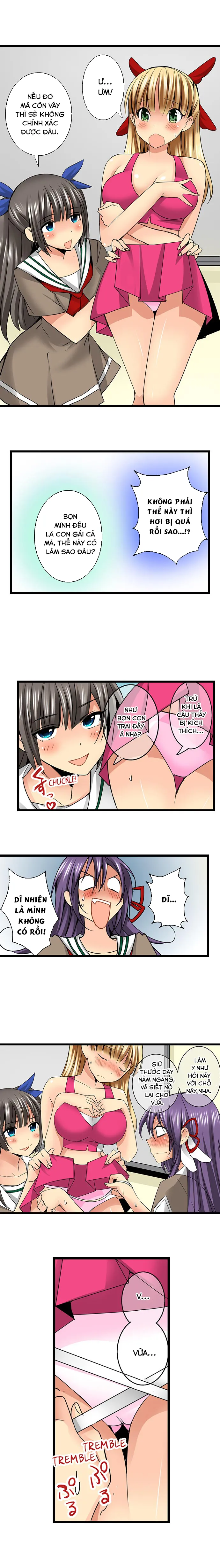 HentaiVN.net - Ảnh 4 - Lạc Vào Ngôi Trường Của Những Cô Gái Nứng Tình! [Sneaked Into A Horny Girls' School] - Chap 27: Chơi Tới Bến!?