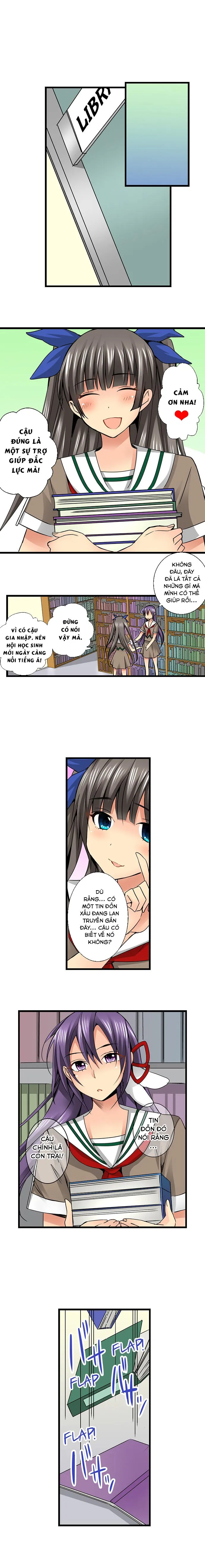 HentaiVN.net - Ảnh 9 - Lạc Vào Ngôi Trường Của Những Cô Gái Nứng Tình! [Sneaked Into A Horny Girls' School] - Chap 27: Chơi Tới Bến!?