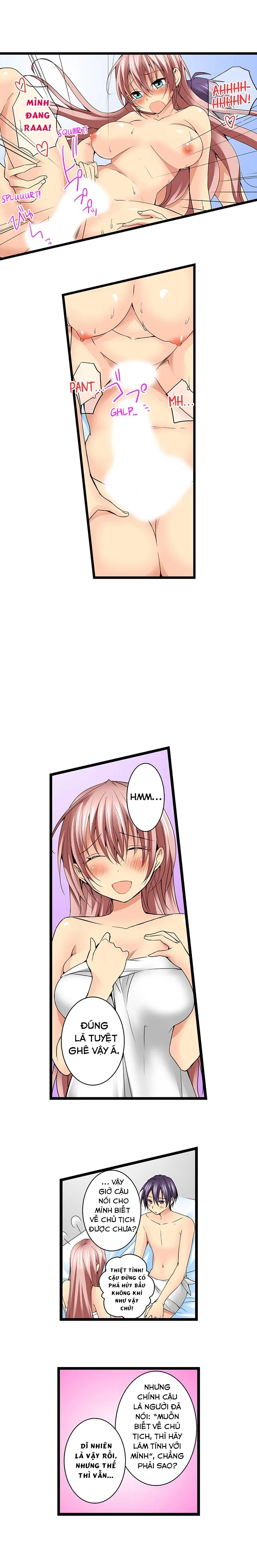 HentaiVN.net - Ảnh 8 - Lạc Vào Ngôi Trường Của Những Cô Gái Nứng Tình! [Sneaked Into A Horny Girls' School] - Chap 28: Thân Phận Của Chủ Tịch