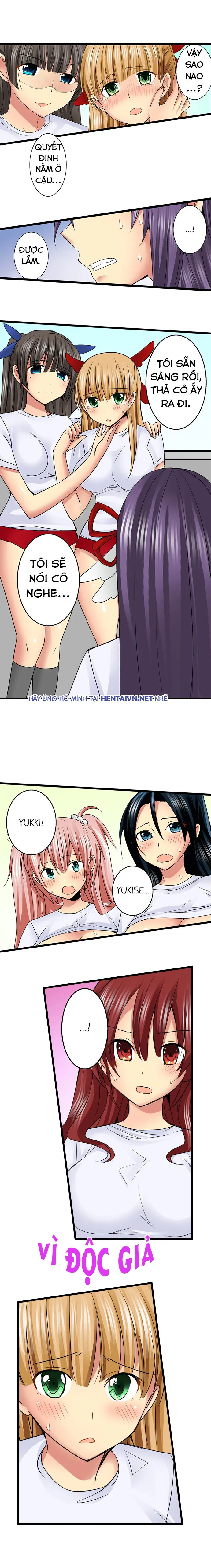 HentaiVN.net - Ảnh 10 - Lạc Vào Ngôi Trường Của Những Cô Gái Nứng Tình! [Sneaked Into A Horny Girls' School] - Chap 33: Sức Ép