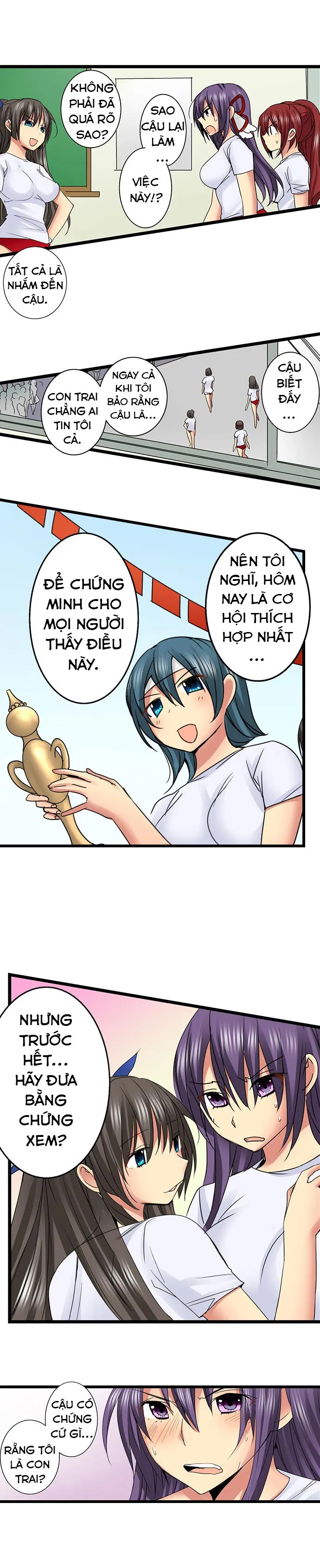 HentaiVN.net - Ảnh 5 - Lạc Vào Ngôi Trường Của Những Cô Gái Nứng Tình! [Sneaked Into A Horny Girls' School] - Chap 33: Sức Ép