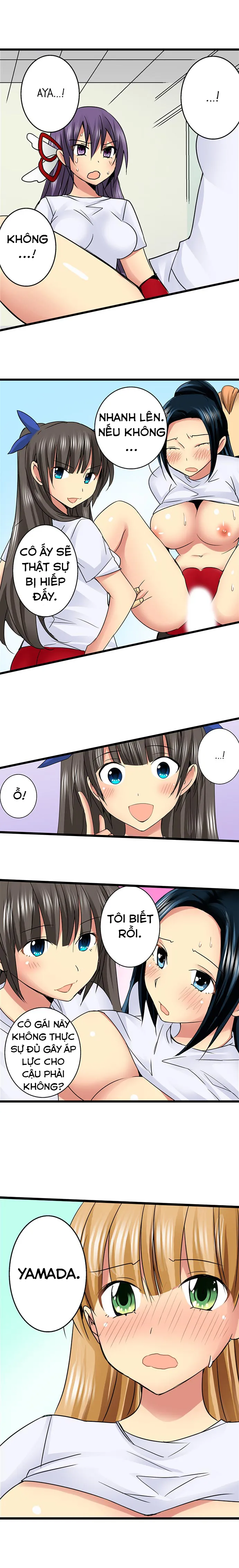 HentaiVN.net - Ảnh 8 - Lạc Vào Ngôi Trường Của Những Cô Gái Nứng Tình! [Sneaked Into A Horny Girls' School] - Chap 33: Sức Ép