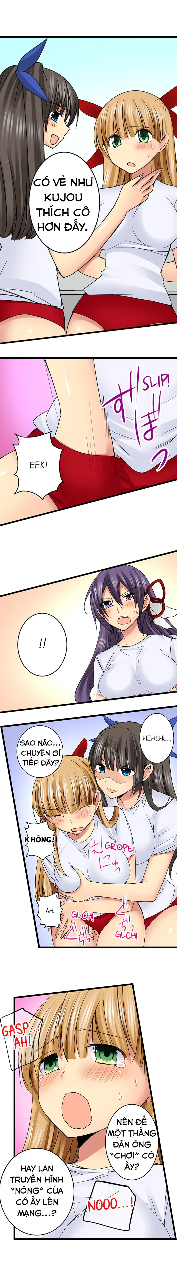 HentaiVN.net - Ảnh 9 - Lạc Vào Ngôi Trường Của Những Cô Gái Nứng Tình! [Sneaked Into A Horny Girls' School] - Chap 33: Sức Ép