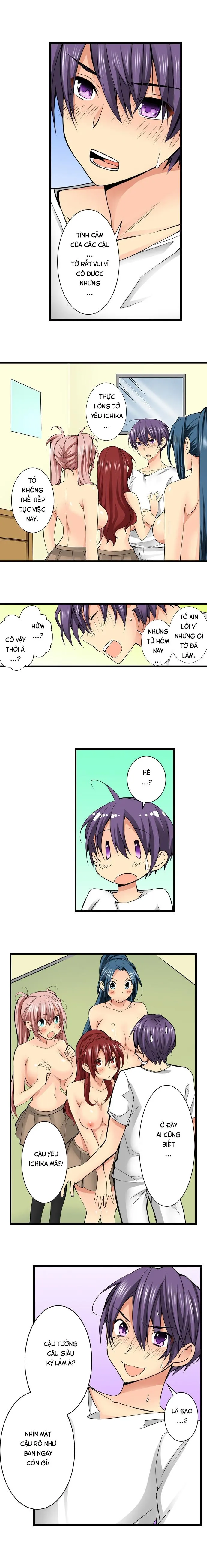 HentaiVN.net - Ảnh 5 - Lạc Vào Ngôi Trường Của Những Cô Gái Nứng Tình! [Sneaked Into A Horny Girls' School] - Chap 40: Thú Nhận Với Dàn Mỹ Nhân!