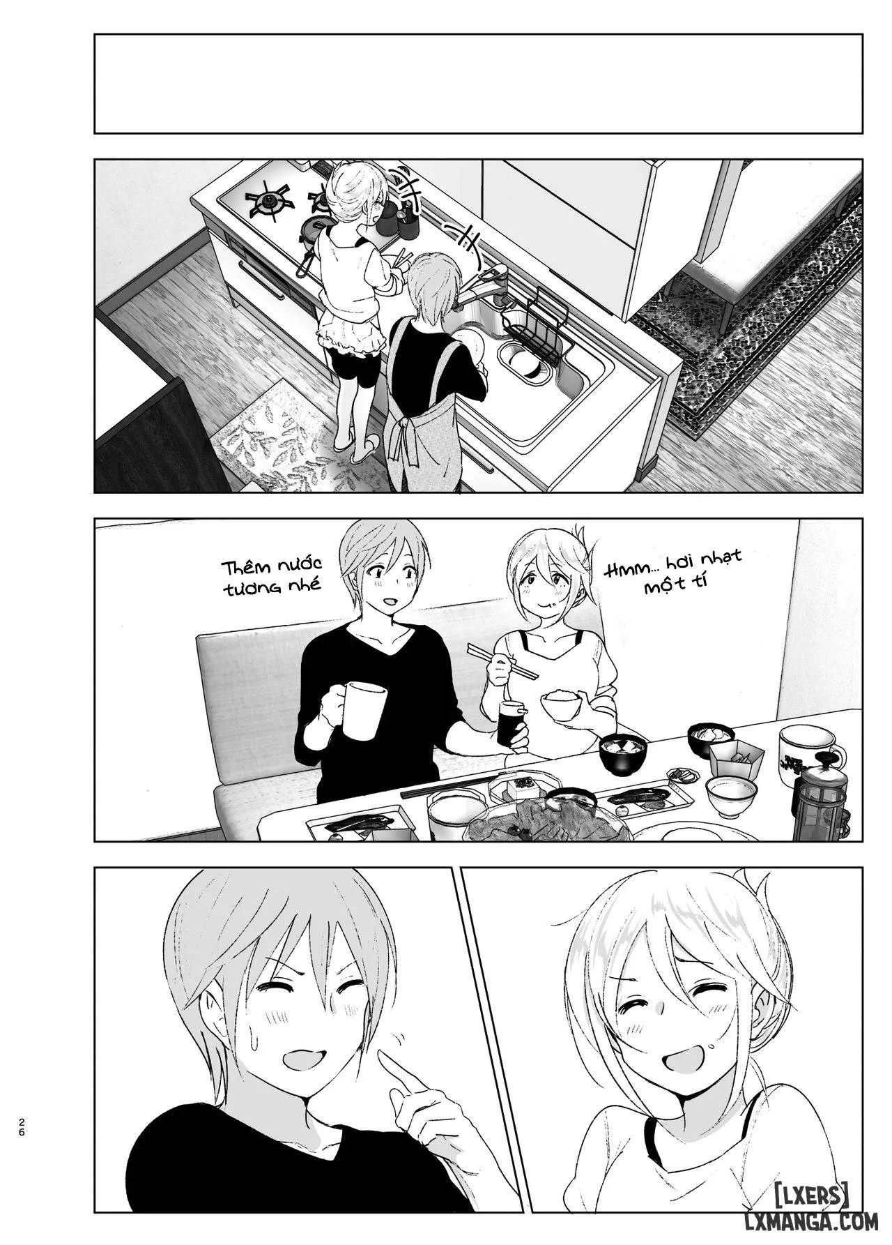 HentaiVN.net - Ảnh 25 - Mukashi wa Kawaikatta [She Was Cute Before;昔は可愛かった] - Chapter 2 END
