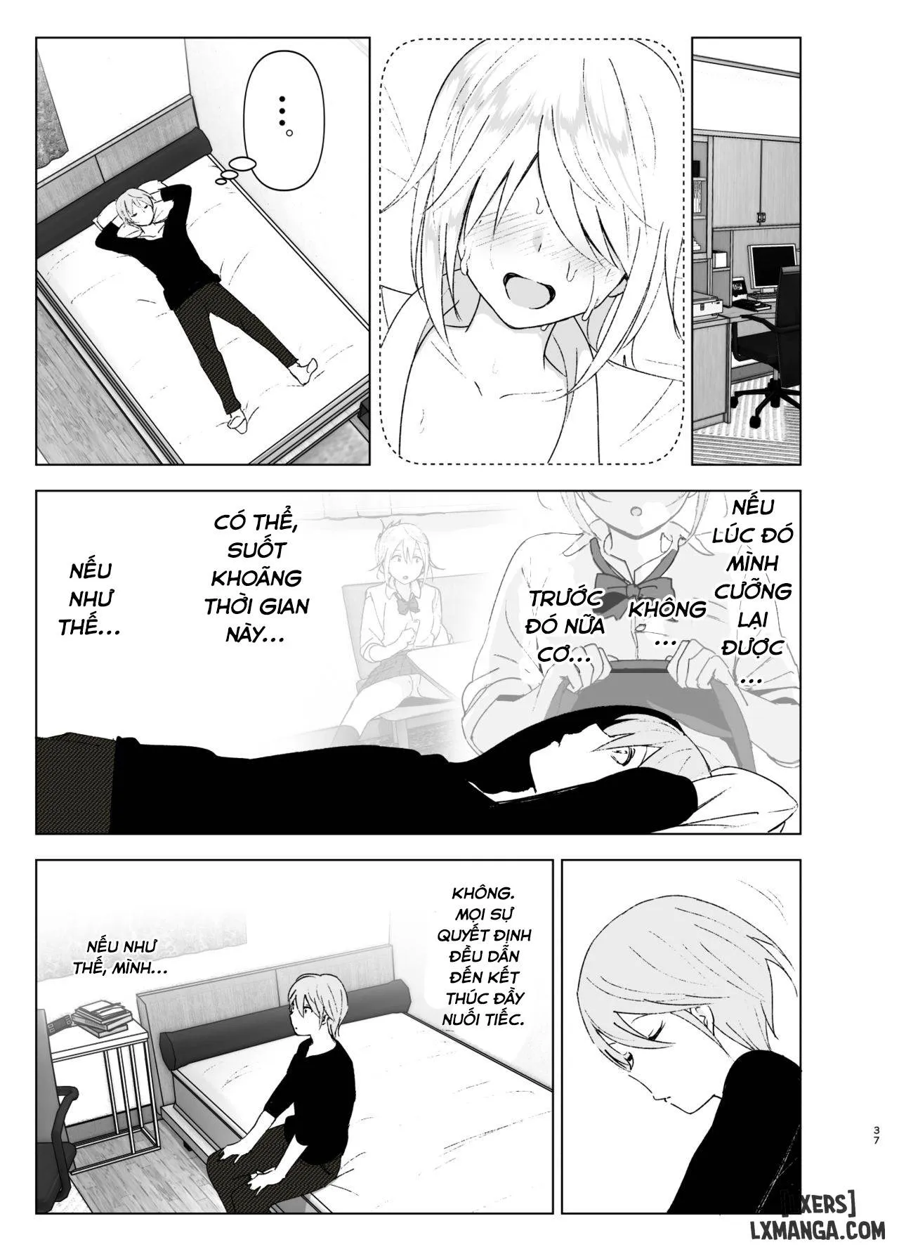 HentaiVN.net - Ảnh 36 - Mukashi wa Kawaikatta [She Was Cute Before;昔は可愛かった] - Chapter 2 END