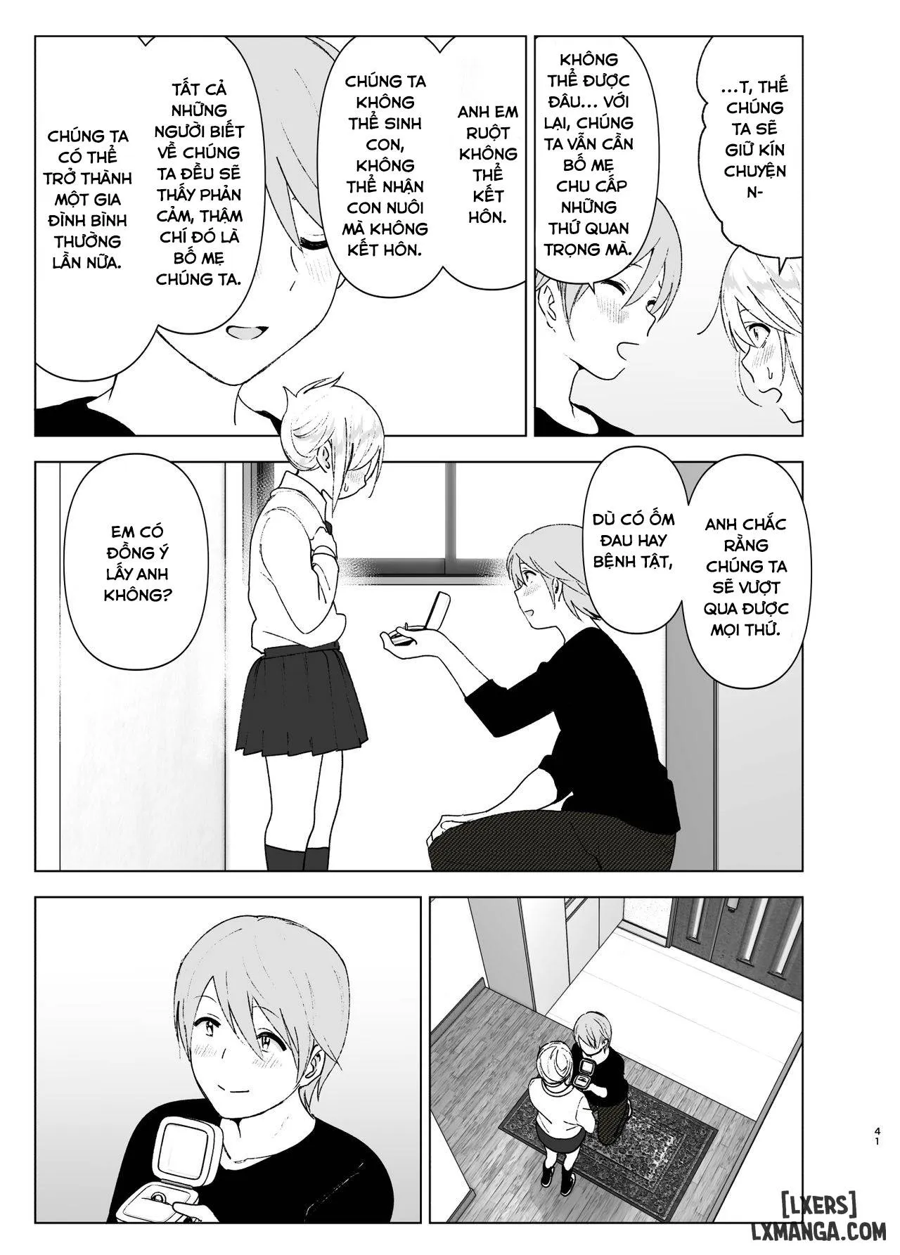 HentaiVN.net - Ảnh 40 - Mukashi wa Kawaikatta [She Was Cute Before;昔は可愛かった] - Chapter 2 END