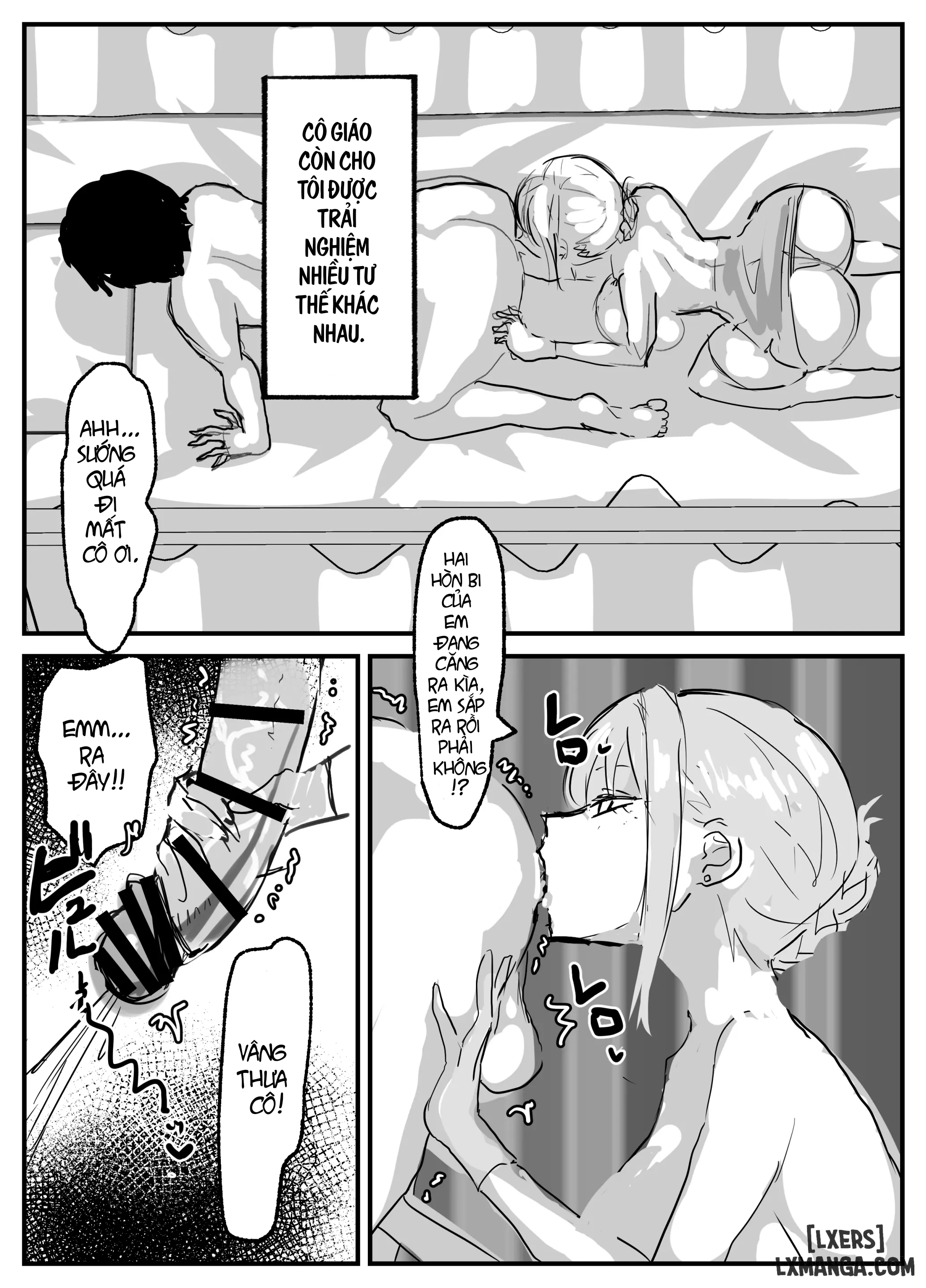 HentaiVN.net - Ảnh 15 - Nuite Kureru Hokenshitsu no Sensei | The school nurse who gives me a handjob - oneshot