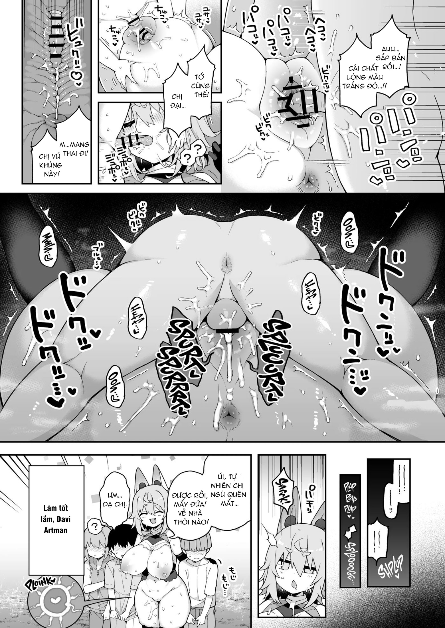 HentaiVN.net - Ảnh 34 - Davi Brat's Correction Fuckfest + Guest Manga 3 - Ero Trap Dungeons are full of danger! - Oneshot