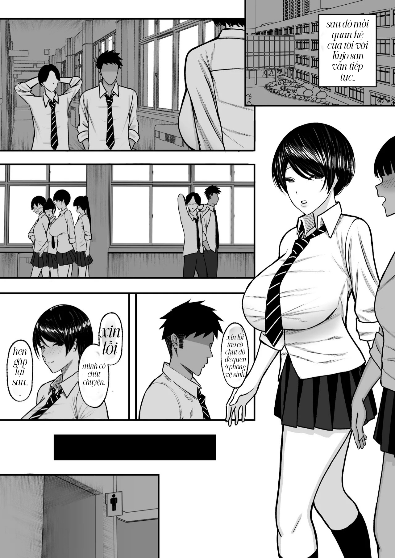 HentaiVN.net - Ảnh 26 - Maso Mesu ~Gakuen no Ouji-sama JK wa Ura de Yarimakuri~ - Oneshot