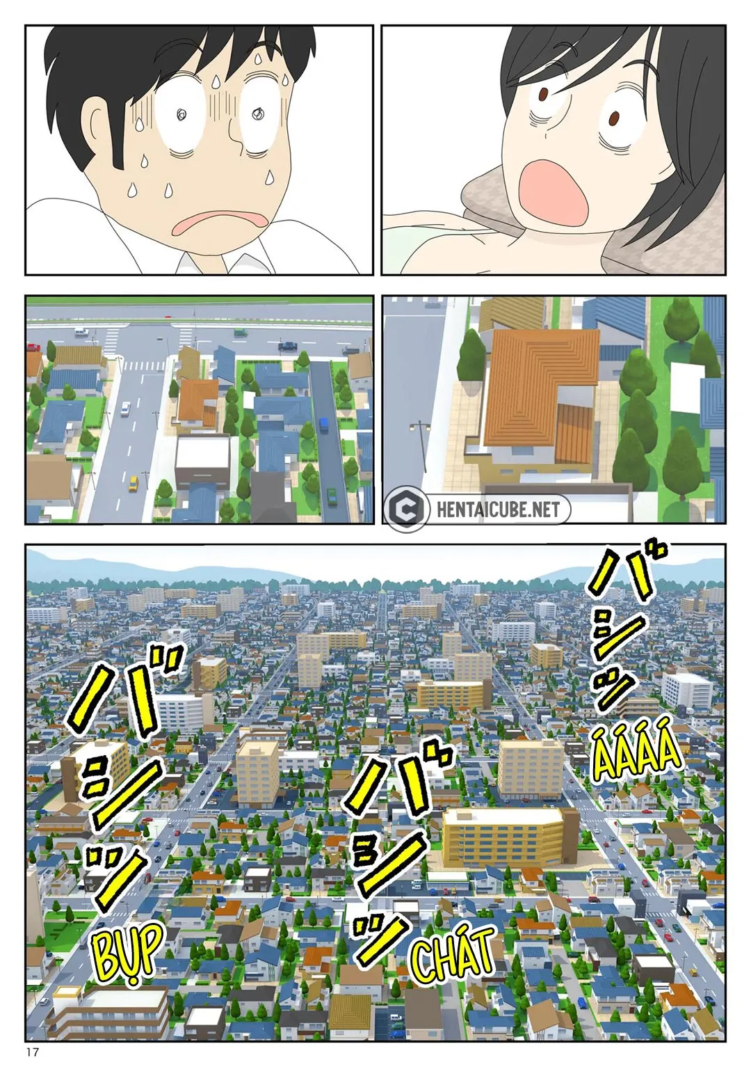 HentaiVN.net - Ảnh 18 - Bị mẹ phát hiện đang rình trộm thủ dâm [Onaneta Kaa-san; Masturbating to Mom] - Chap 2