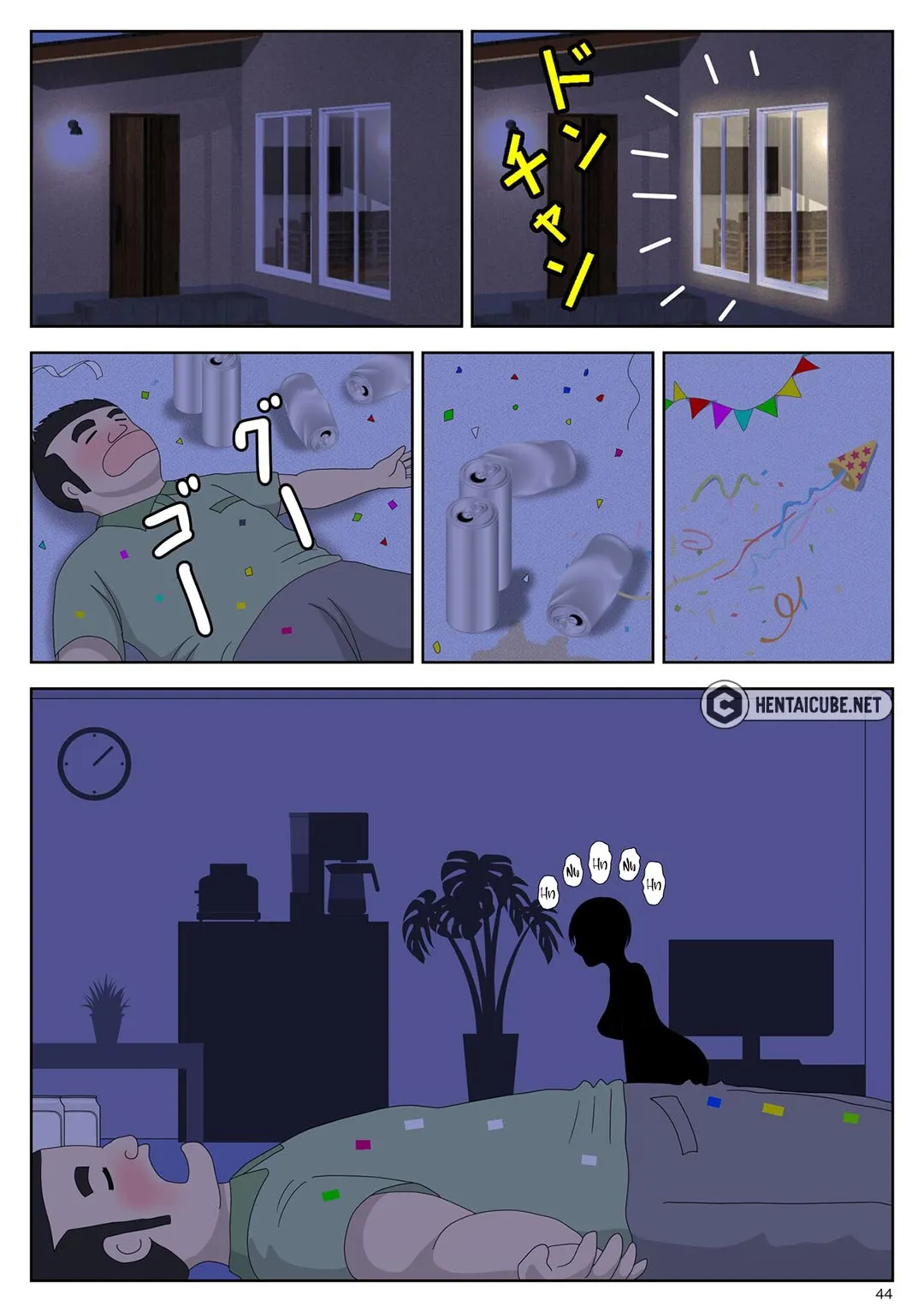 HentaiVN.net - Ảnh 45 - Bị mẹ phát hiện đang rình trộm thủ dâm [Onaneta Kaa-san; Masturbating to Mom] - Chap 3 - Đỉnh cao sung sướng
