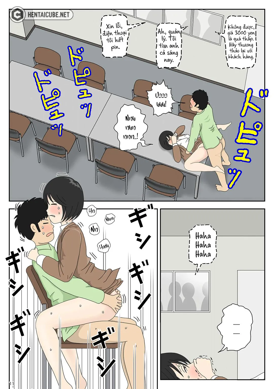 HentaiVN.net - Ảnh 12 - Bị mẹ phát hiện đang rình trộm thủ dâm [Onaneta Kaa-san; Masturbating to Mom] - Chap 4 - Thú vui của con trai tôi