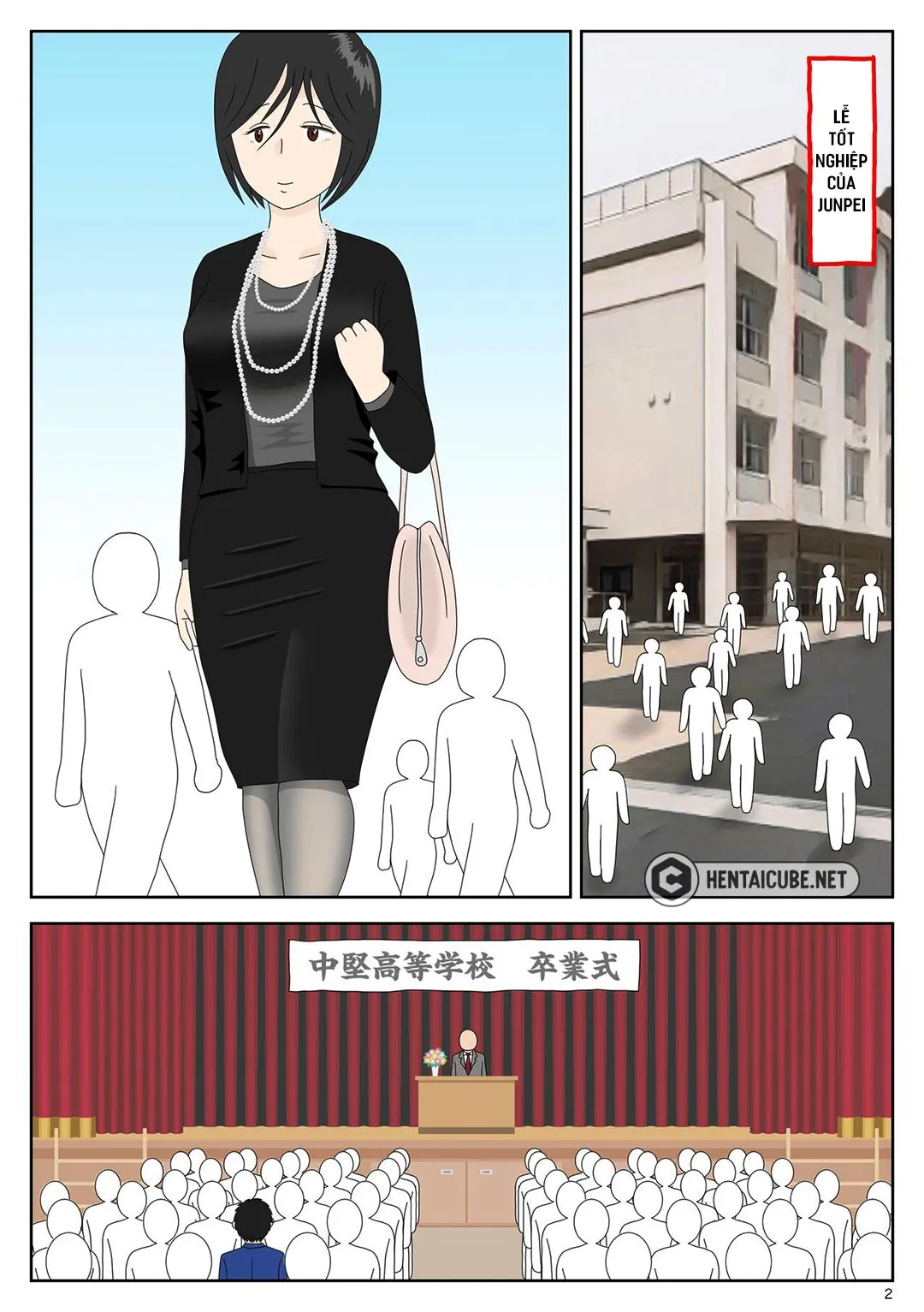 HentaiVN.net - Ảnh 3 - Bị mẹ phát hiện đang rình trộm thủ dâm [Onaneta Kaa-san; Masturbating to Mom] - Chap 4 - Thú vui của con trai tôi