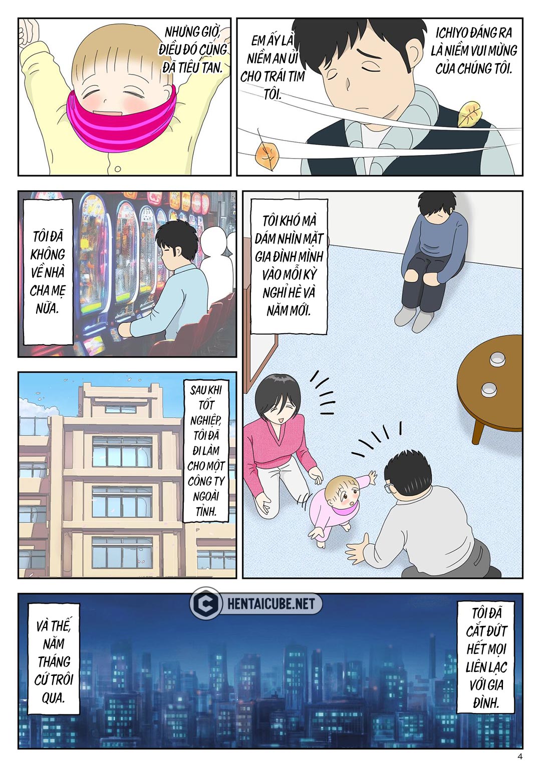 HentaiVN.net - Ảnh 5 - Bị mẹ phát hiện đang rình trộm thủ dâm [Onaneta Kaa-san; Masturbating to Mom] - Chap 5-1 - Sau cuối - Hết