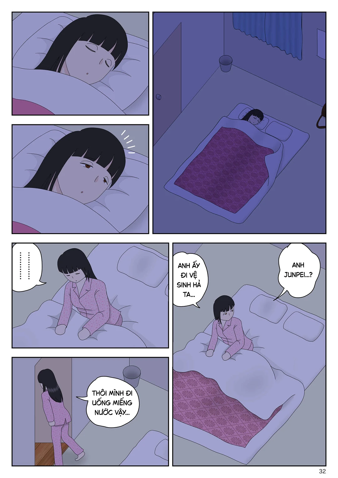 HentaiVN.net - Ảnh 33 - Bị mẹ phát hiện đang rình trộm thủ dâm [Onaneta Kaa-san; Masturbating to Mom] - Chap 5-2 - Một cái kết khác