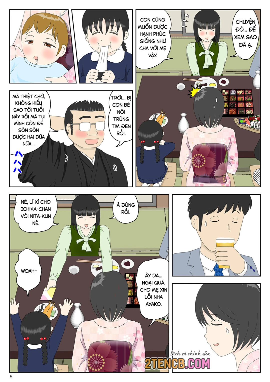 HentaiVN.net - Ảnh 6 - Bị mẹ phát hiện đang rình trộm thủ dâm [Onaneta Kaa-san; Masturbating to Mom] - Chap 5-2 - Một cái kết khác