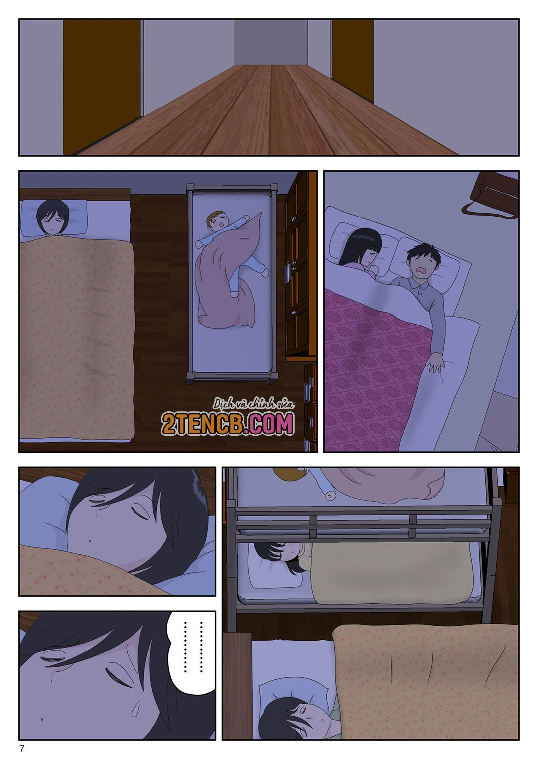 HentaiVN.net - Ảnh 8 - Bị mẹ phát hiện đang rình trộm thủ dâm [Onaneta Kaa-san; Masturbating to Mom] - Chap 5-2 - Một cái kết khác