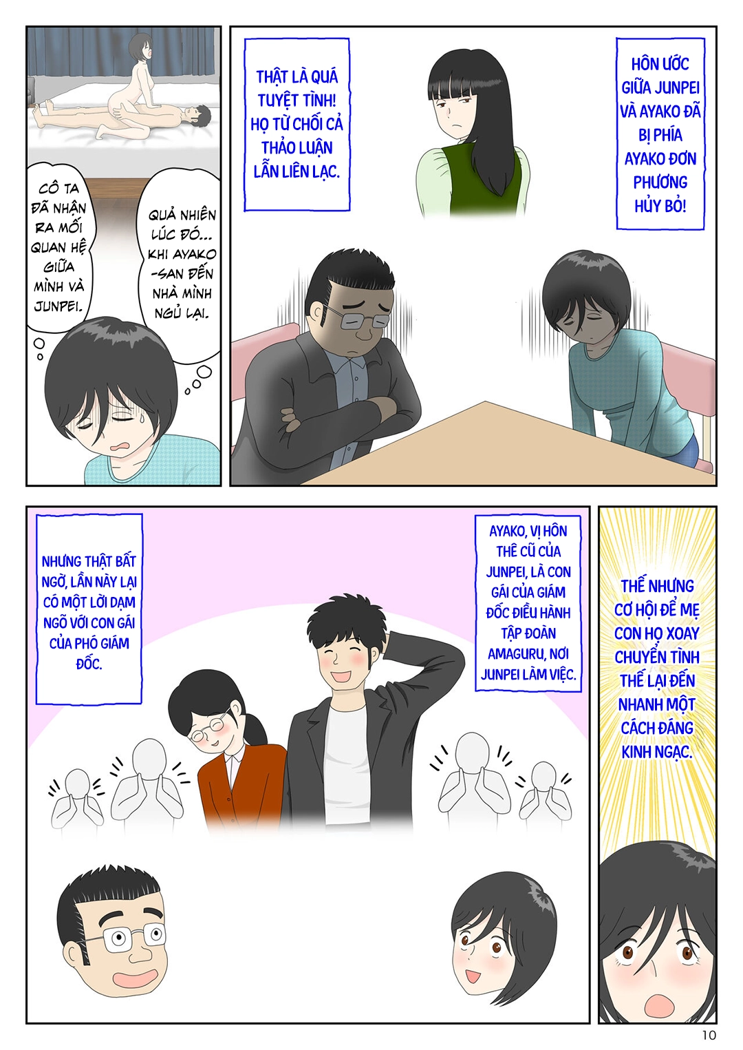 HentaiVN.net - Ảnh 10 - Bị mẹ phát hiện đang rình trộm thủ dâm [Onaneta Kaa-san; Masturbating to Mom] - Chap 9