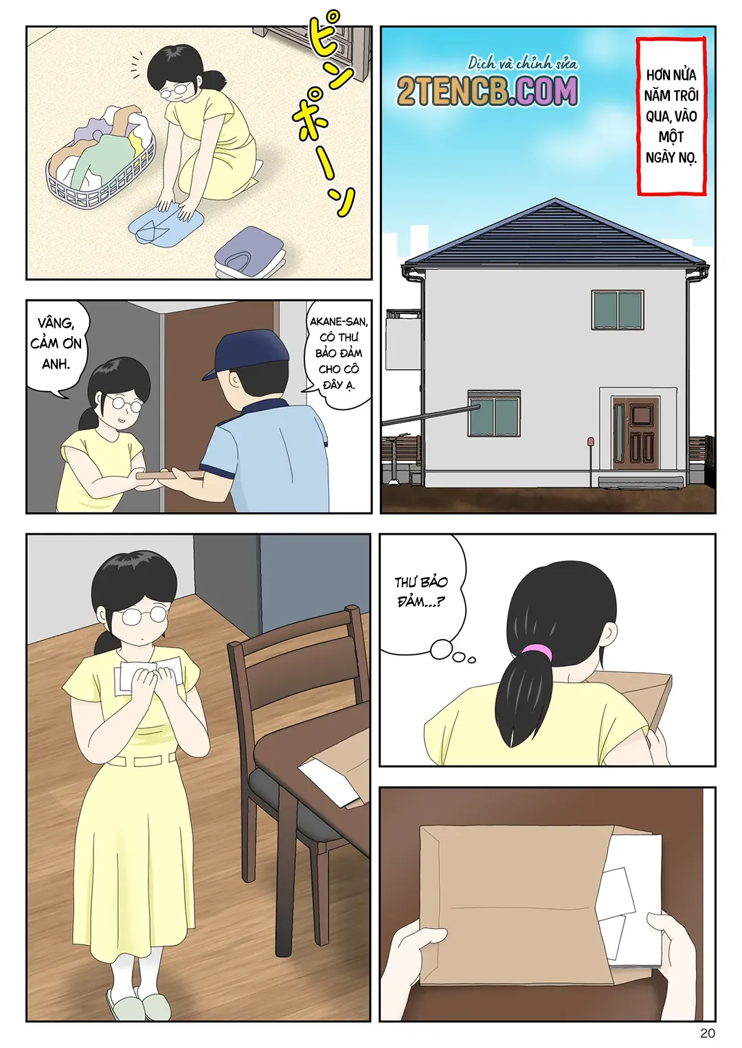 HentaiVN.net - Ảnh 20 - Bị mẹ phát hiện đang rình trộm thủ dâm [Onaneta Kaa-san; Masturbating to Mom] - Chap 10