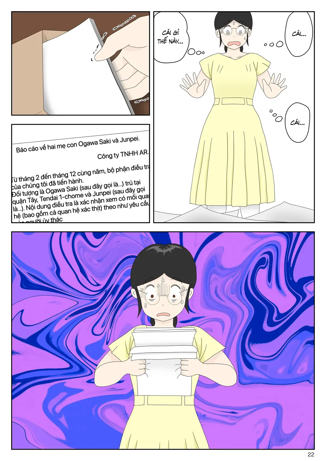 HentaiVN.net - Ảnh 22 - Bị mẹ phát hiện đang rình trộm thủ dâm [Onaneta Kaa-san; Masturbating to Mom] - Chap 10