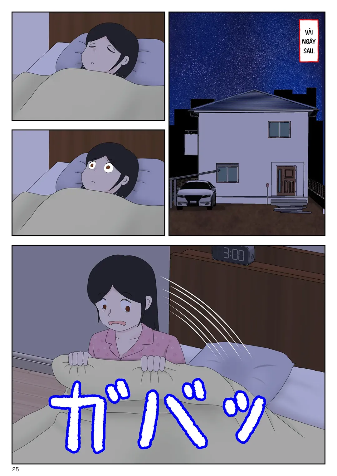 HentaiVN.net - Ảnh 25 - Bị mẹ phát hiện đang rình trộm thủ dâm [Onaneta Kaa-san; Masturbating to Mom] - Chap 10