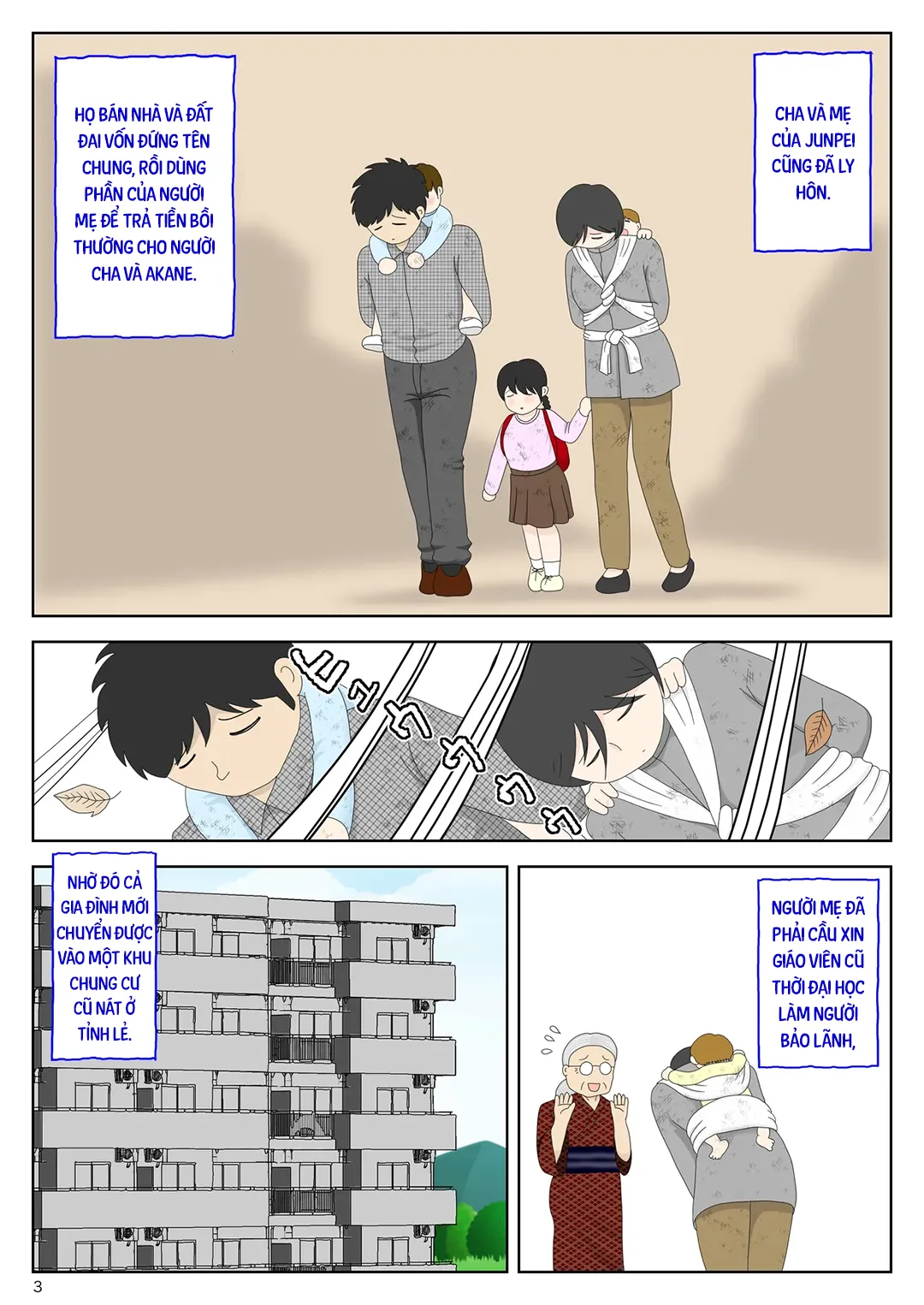 HentaiVN.net - Ảnh 3 - Bị mẹ phát hiện đang rình trộm thủ dâm [Onaneta Kaa-san; Masturbating to Mom] - Chap 11