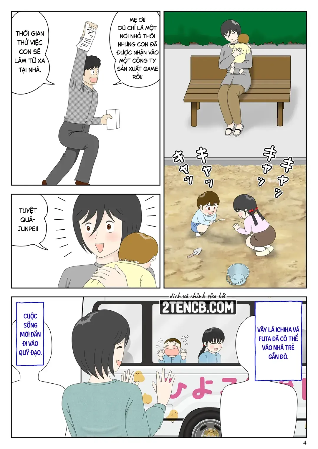 HentaiVN.net - Ảnh 4 - Bị mẹ phát hiện đang rình trộm thủ dâm [Onaneta Kaa-san; Masturbating to Mom] - Chap 11