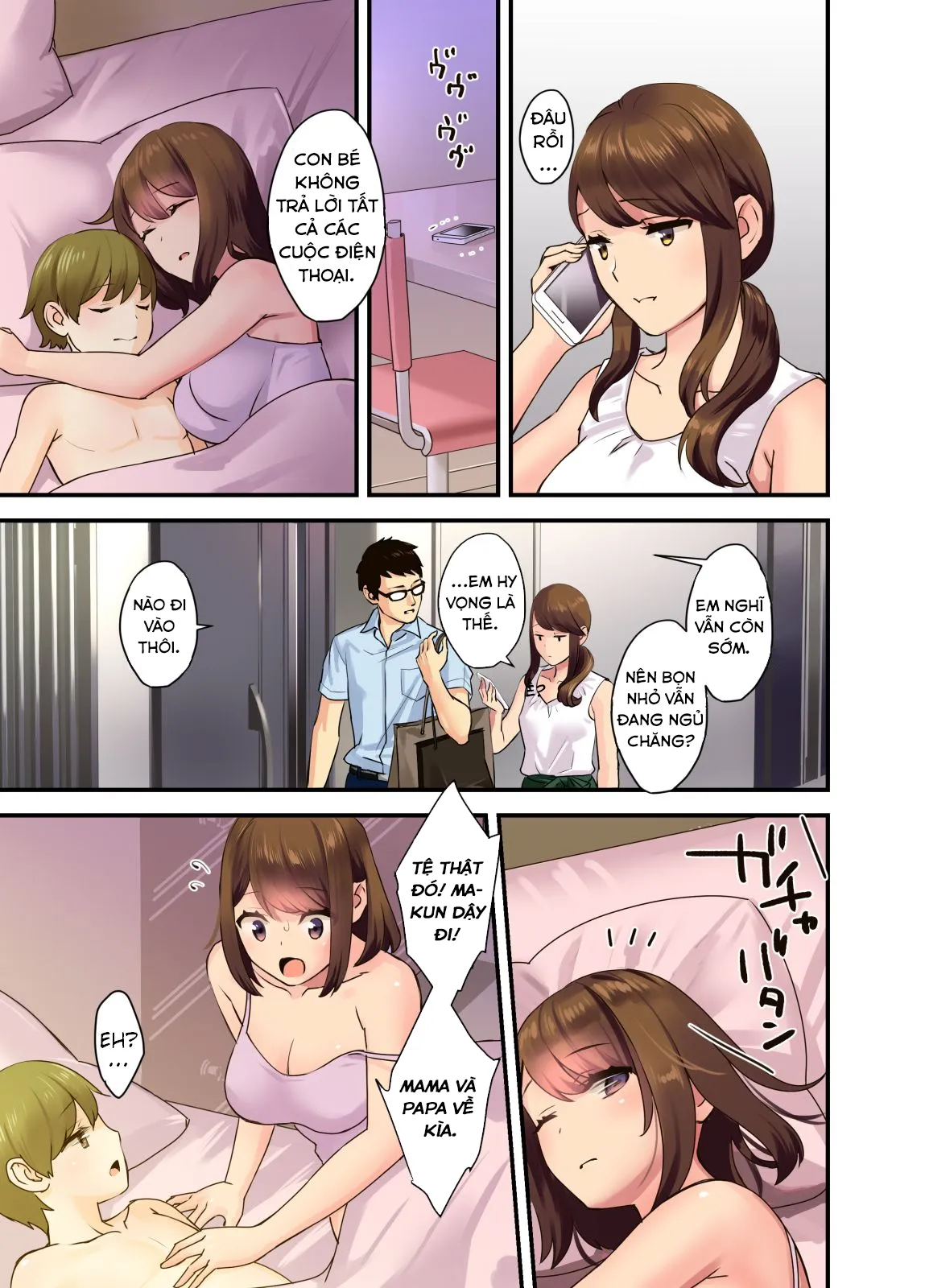 HentaiVN.net - Ảnh 37 - Khi Mama và Papa không có ở nhà [When Mama and Papa is not home] - Oneshot