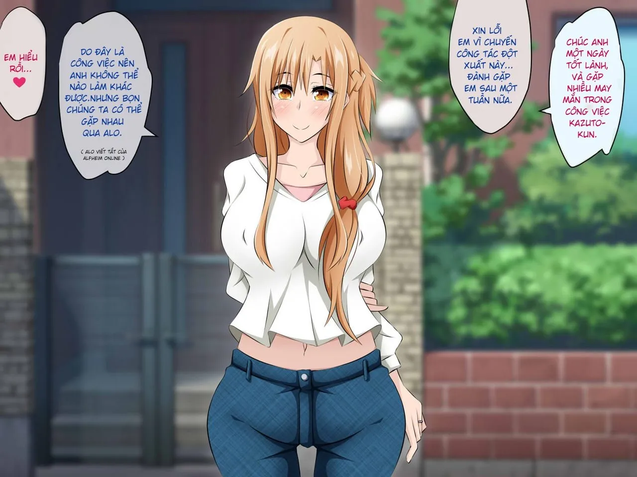 HentaiVN.net - Ảnh 3 - Hitozuma ni Natta Heroine o Netoru. [Yakubutsu Choukyou de Ochiru Asuna-san~] - Chap 1