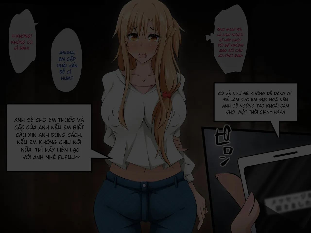 HentaiVN.net - Ảnh 42 - Hitozuma ni Natta Heroine o Netoru. [Yakubutsu Choukyou de Ochiru Asuna-san~] - Chap 3
