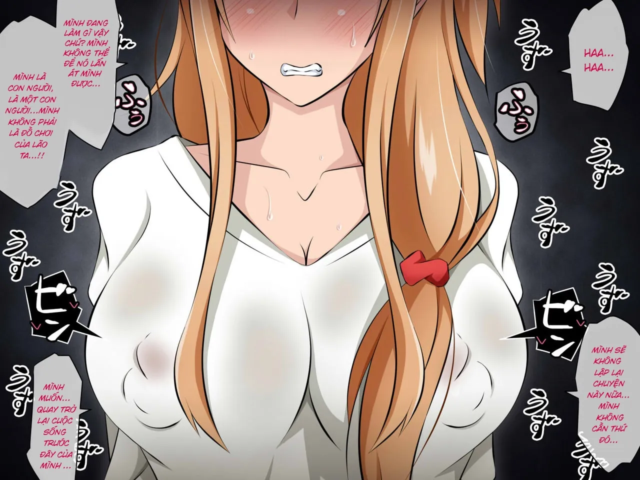 HentaiVN.net - Ảnh 5 - Hitozuma ni Natta Heroine o Netoru. [Yakubutsu Choukyou de Ochiru Asuna-san~] - Chap 4