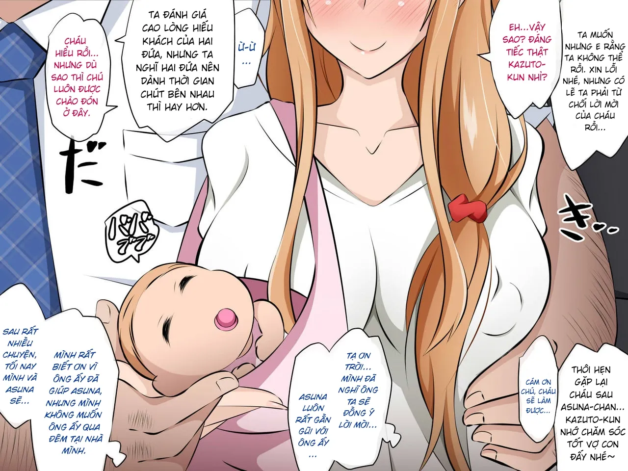 HentaiVN.net - Ảnh 35 - Hitozuma ni Natta Heroine o Netoru. [Yakubutsu Choukyou de Ochiru Asuna-san~] - Chap 6