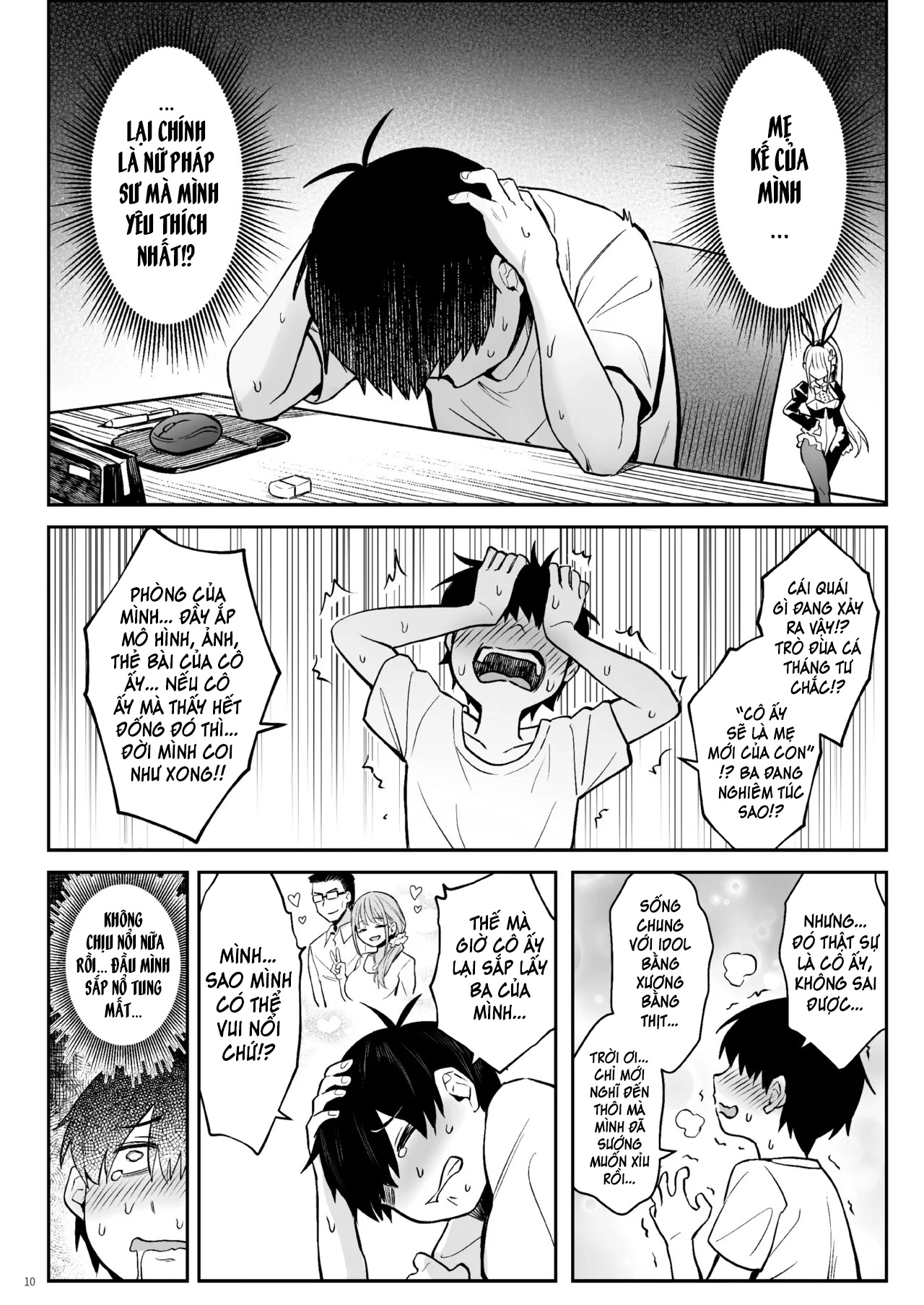 HentaiVN.net - Ảnh 9 - Moto Mahou Shoujo no Kazoku Banashi Tsuki - Oneshot.