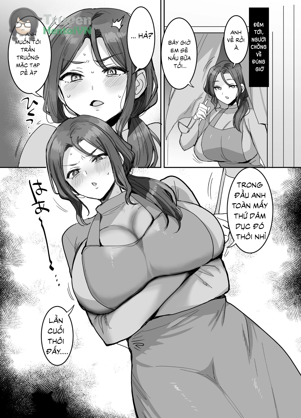 HentaiVN.net - Ảnh 8 - Okotteiru You ni Miete Nandemo Iu Koto Kiite Kureru Ore no Oku-san - Oneshot