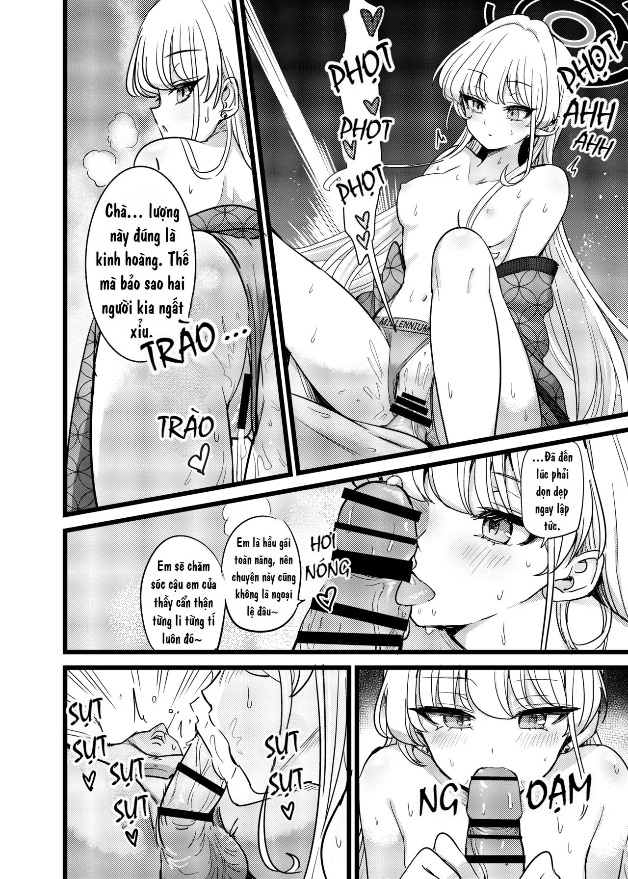 HentaiVN.net - Ảnh 25 - Sự cố kích thích tình dục ở suối nước nóng! Cố lên nào, SEX Avengers!! (Blue Archive) [Vietnam] [Bản dịch Hikari] - Oneshot