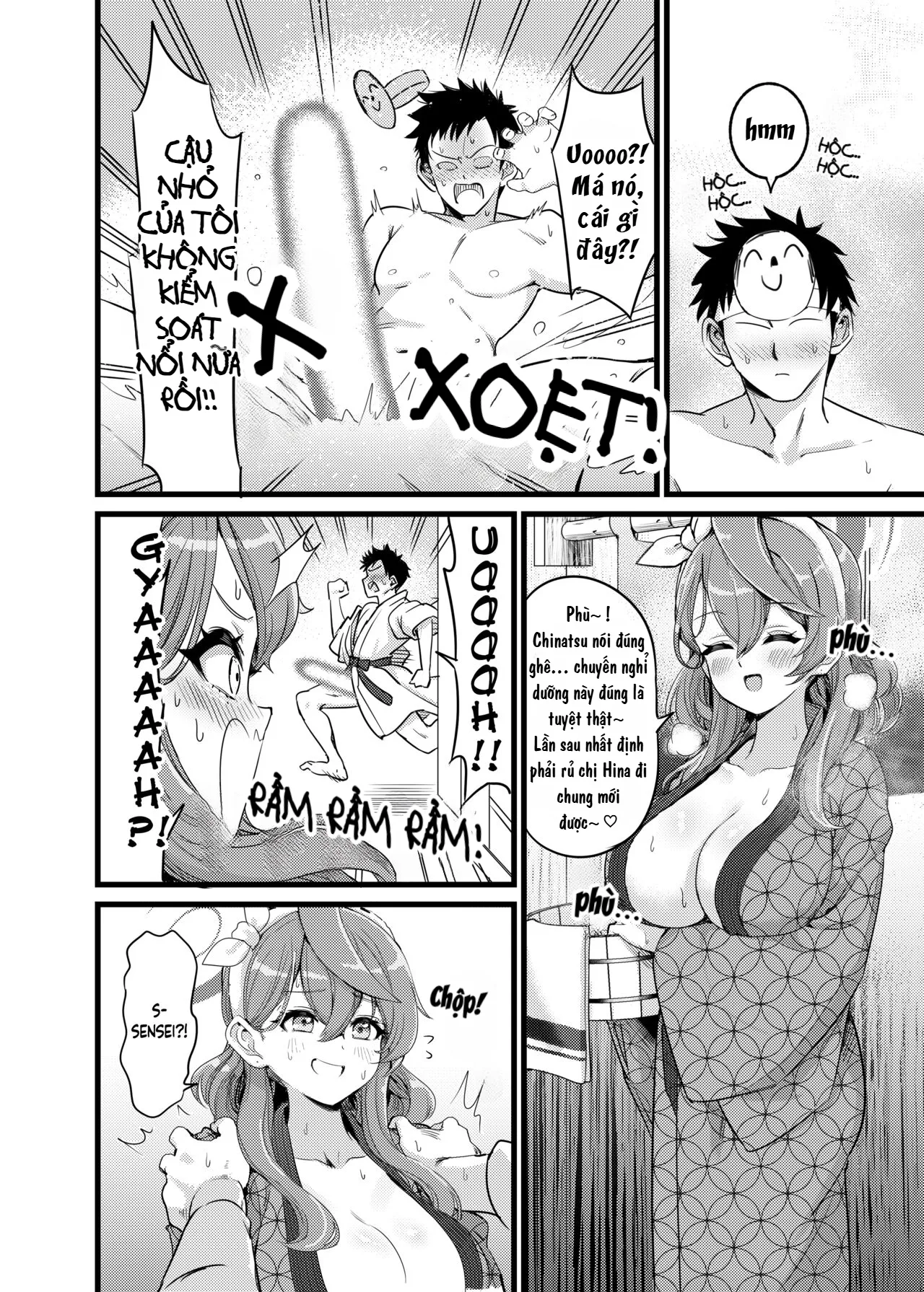 HentaiVN.net - Ảnh 5 - Sự cố kích thích tình dục ở suối nước nóng! Cố lên nào, SEX Avengers!! (Blue Archive) [Vietnam] [Bản dịch Hikari] - Oneshot