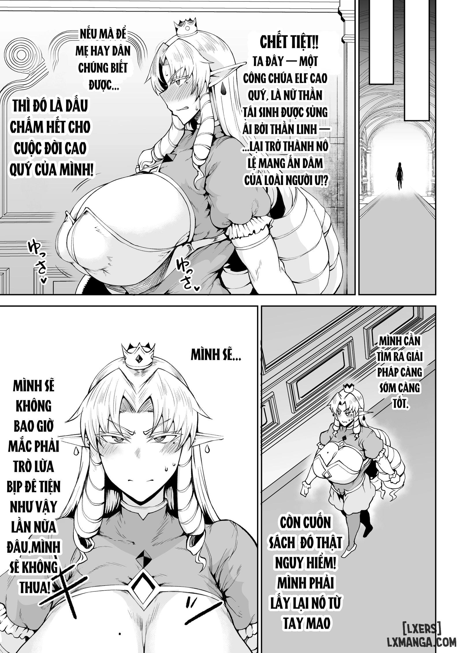 HentaiVN.net - Ảnh 14 - Ouken Sandatsu ~Ochinpo Ippon De Oukoku Houkai Oukyuu Wa Chinpo No Yuenchi~ - Chap 1