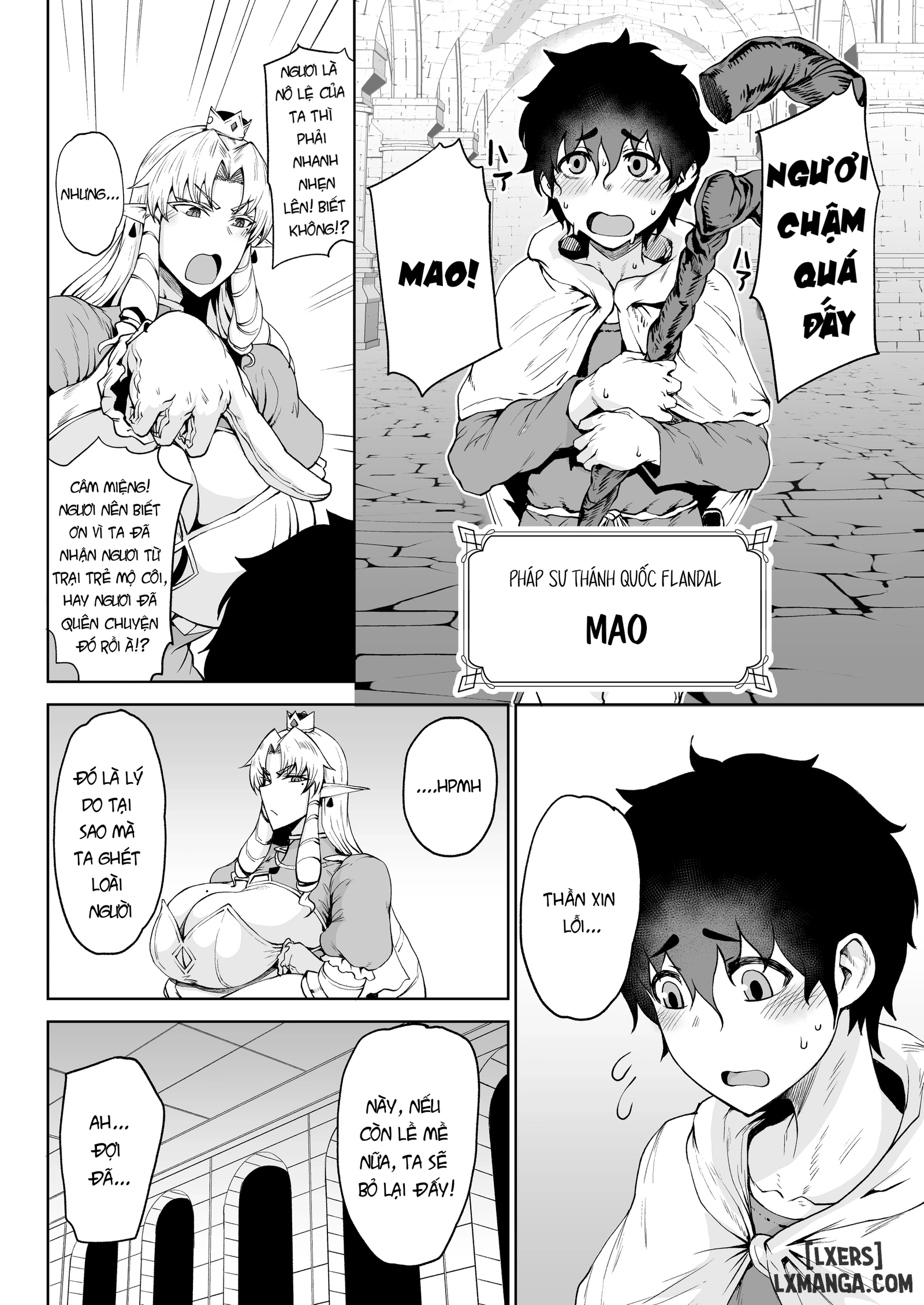 HentaiVN.net - Ảnh 3 - Ouken Sandatsu ~Ochinpo Ippon De Oukoku Houkai Oukyuu Wa Chinpo No Yuenchi~ - Chap 1
