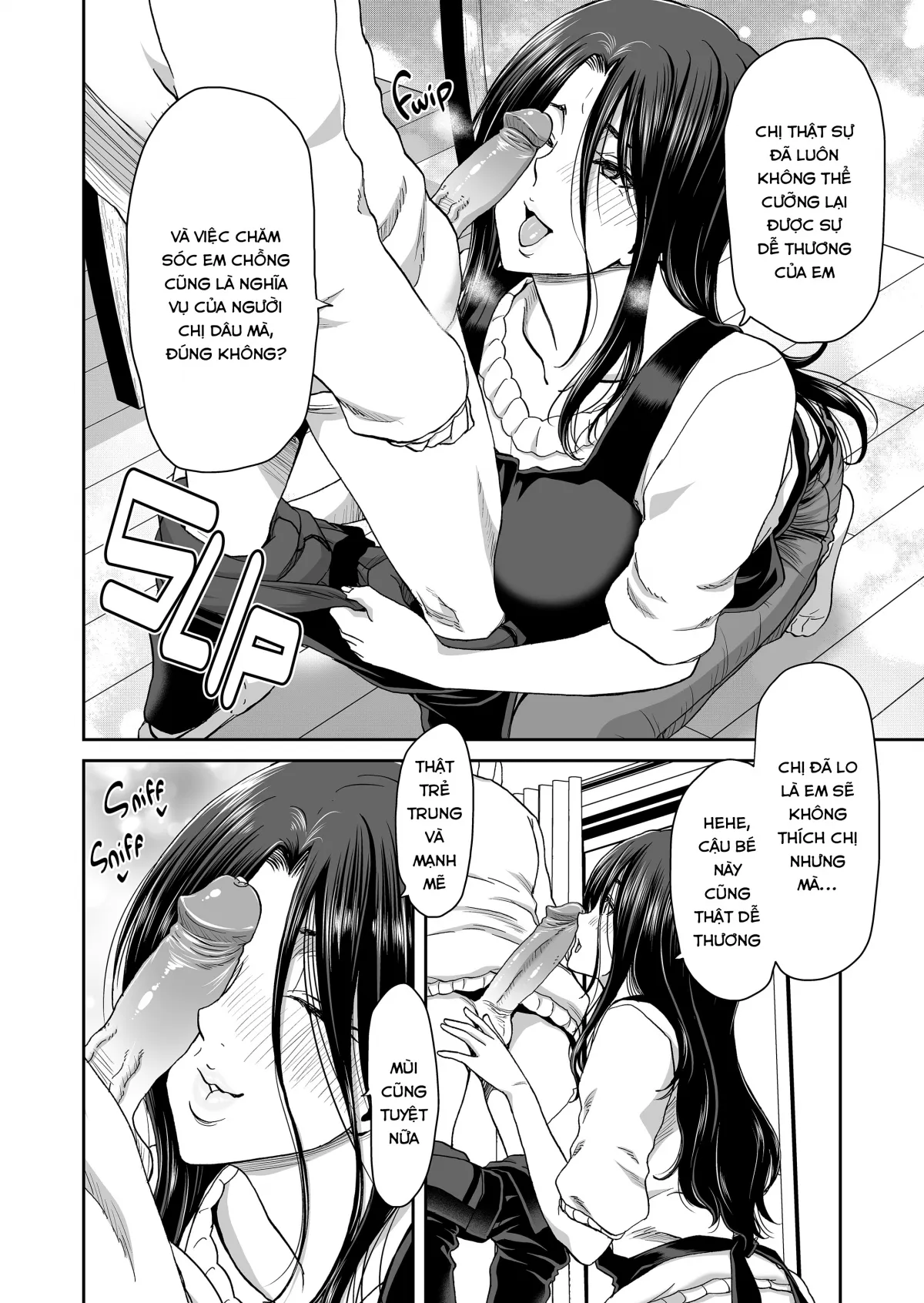 HentaiVN.net - Ảnh 11 - Vợ đổi kiểu tóc - Chap 1