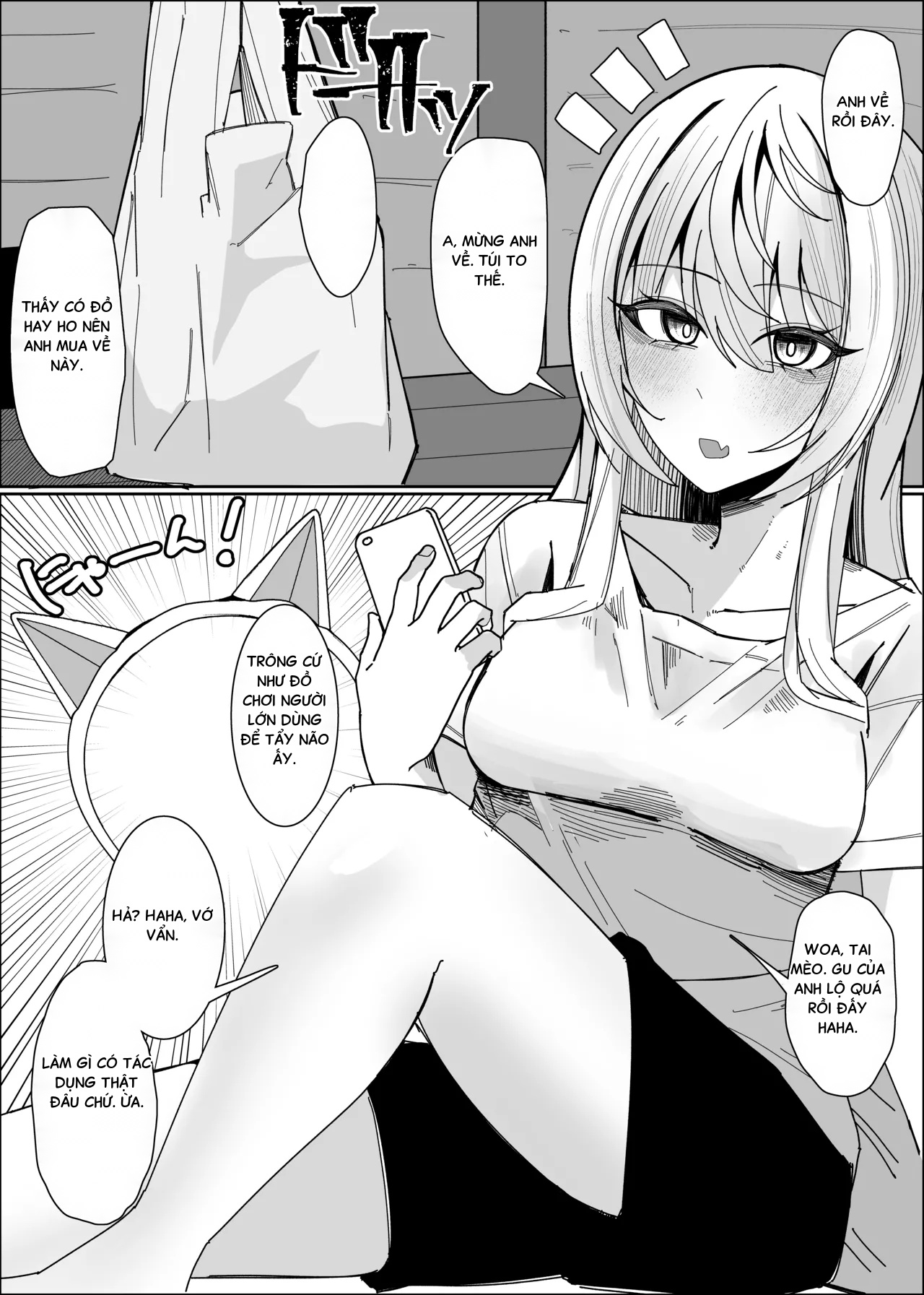 HentaiVN.net - Ảnh 3 - Saimin Nekomimi Kachusha de Hatsujouki OnaPet-ka - Oneshot