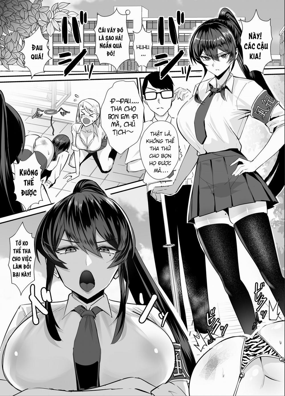 HentaiVN.net - Ảnh 4 - Kuppuku ~Fuuki Iinchou wa Odosarete Netorarete...~ [屈服〜風紀委員長は脅されて寝取られて…〜] - Chap 1