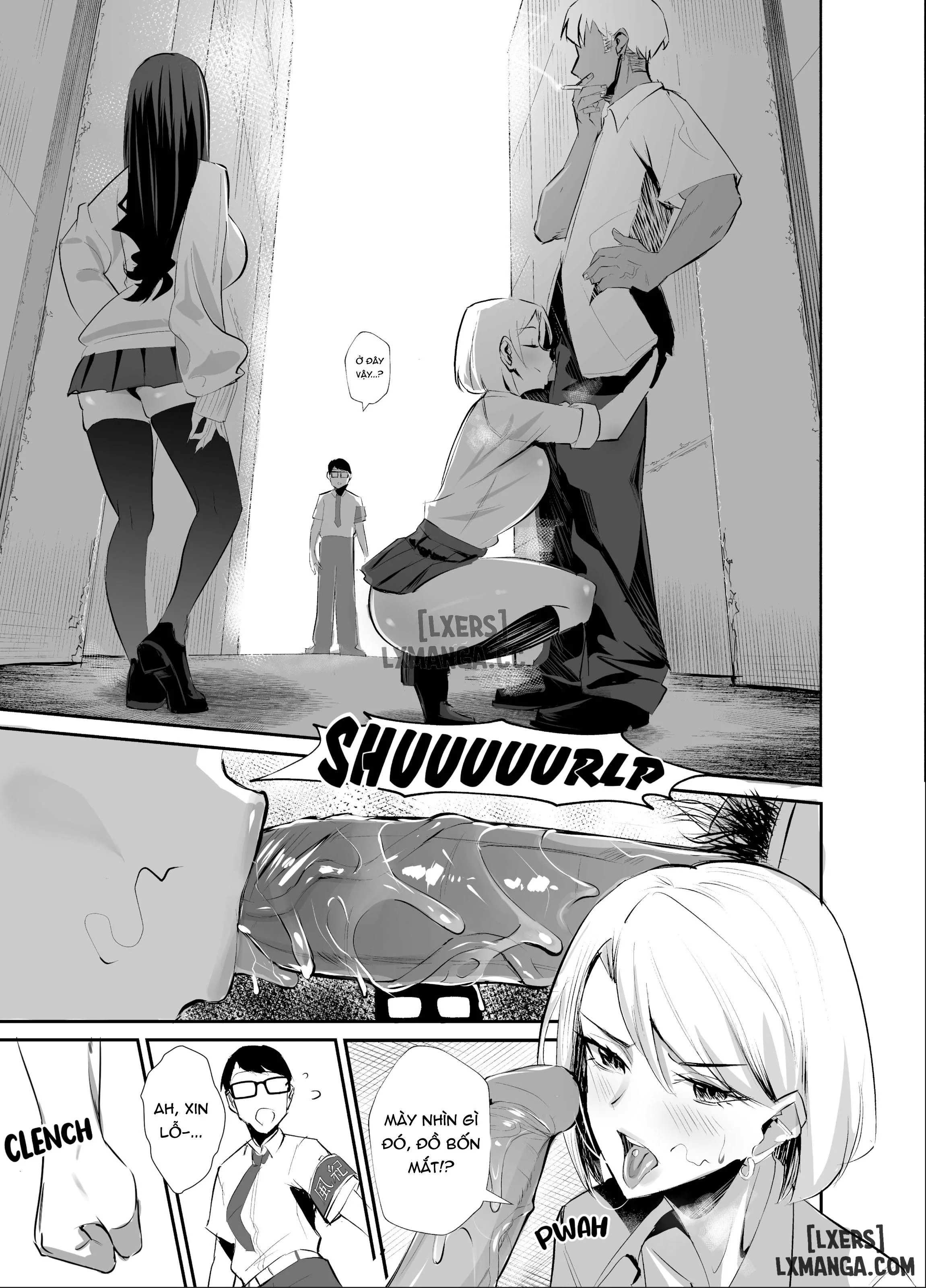 HentaiVN.net - Ảnh 10 - Kuppuku ~Fuuki Iinchou wa Odosarete Netorarete...~ [屈服〜風紀委員長は脅されて寝取られて…〜] - Chap 1- Không che