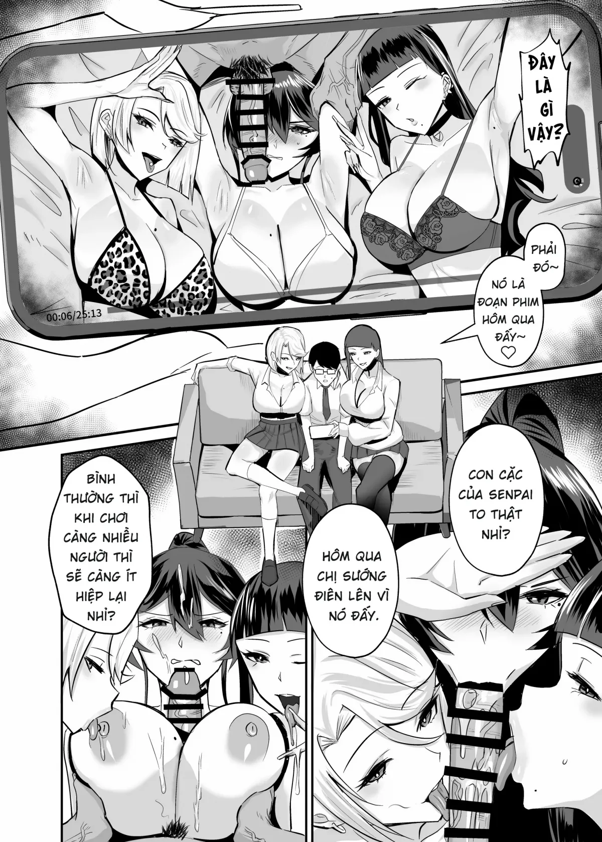 HentaiVN.net - Ảnh 15 - Kuppuku ~Fuuki Iinchou wa Odosarete Netorarete...~ [屈服〜風紀委員長は脅されて寝取られて…〜] - Chap 2