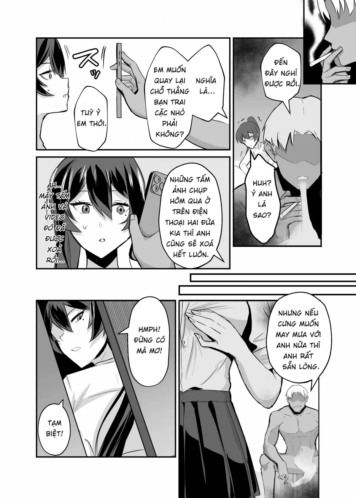 HentaiVN.net - Ảnh 25 - Kuppuku ~Fuuki Iinchou wa Odosarete Netorarete...~ [屈服〜風紀委員長は脅されて寝取られて…〜] - Chap 2