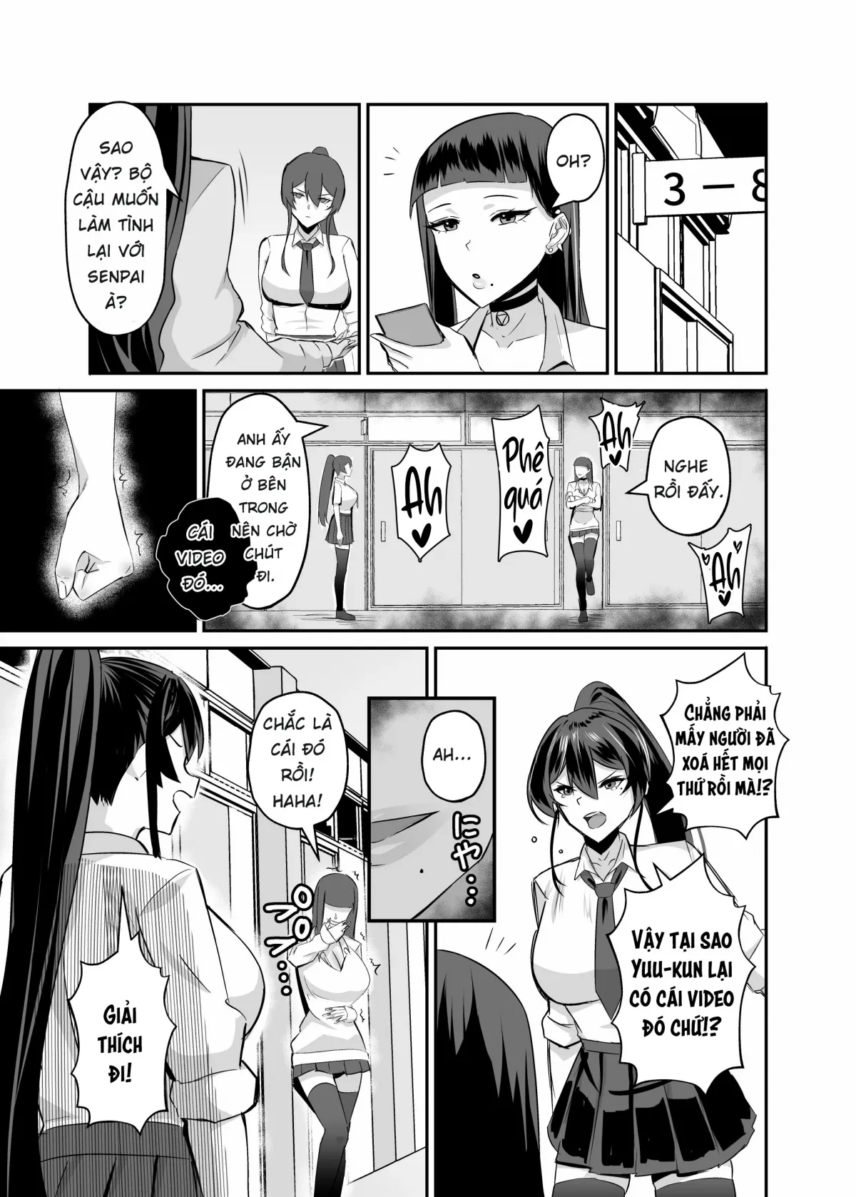 HentaiVN.net - Ảnh 32 - Kuppuku ~Fuuki Iinchou wa Odosarete Netorarete...~ [屈服〜風紀委員長は脅されて寝取られて…〜] - Chap 2